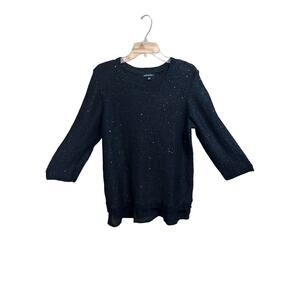 Notations Sparkly Black Sweater - Women’s Size L